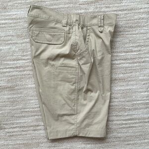 Duluth Trading Women's Dry on the Fly 10" Shorts Hiking Khaki Size 10